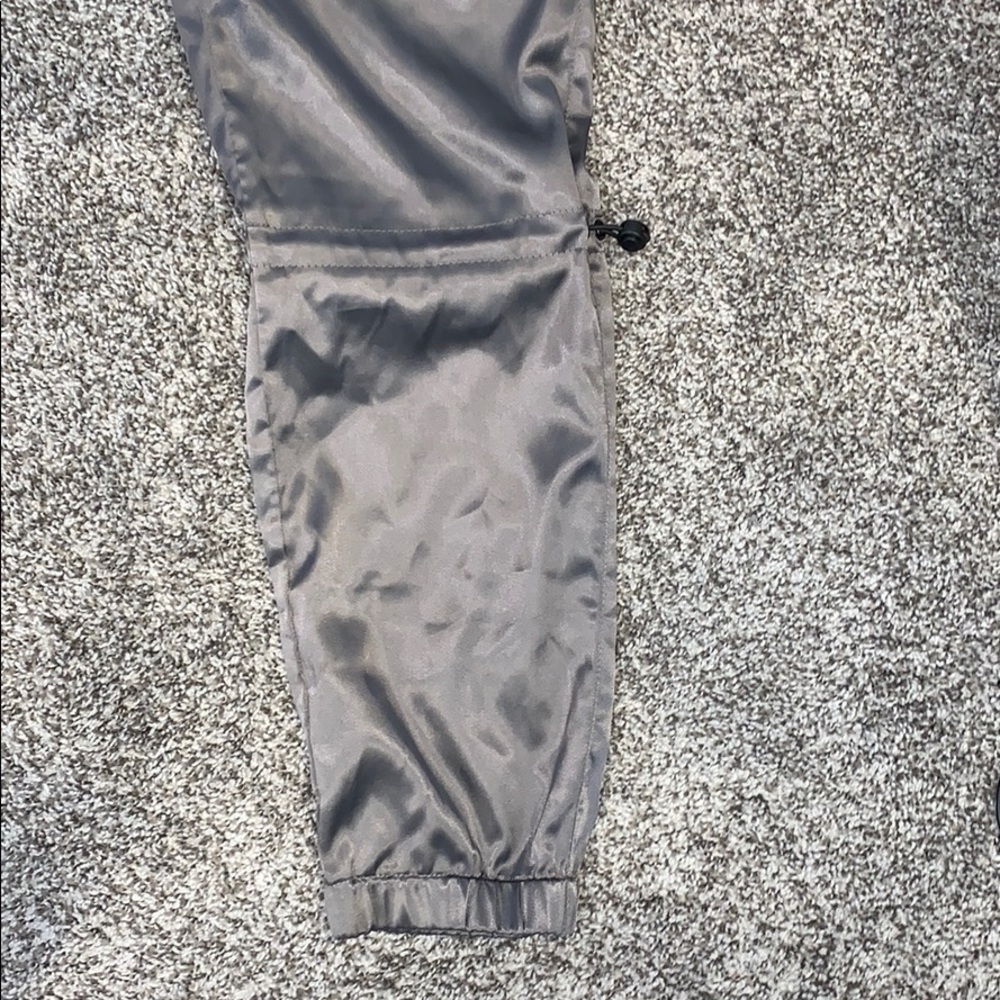 ASOS Slim Cargo Pants in Gray with Black Trims - Picture 4 of 5